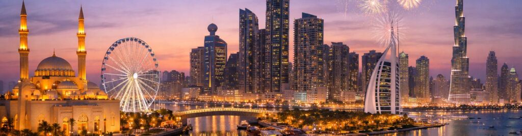 بررسی و مقایسه دبی و شارجه برای خرید خانه